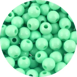 koraliki-gladkie-klasyczne-w-ksztalcie-kulki-6mm-akryl-mietowe-50szt