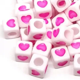 koraliki-modulowe-serca-serce-kostki-do-bizuterii-rozowe-7x7mm-20szt