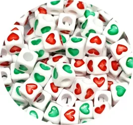 koraliki-modulowe-serca-7x7mm-50szt-walentynki-czerwone-zielone-mix-koralik