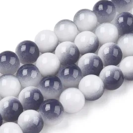 koraliki-szklane-powlekane-kulki-dwubarwne-szare-8mm-50szt