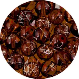 koraliki-szklane-nici-transparentne-8mm-kulki-brazowe-ciemne-50szt