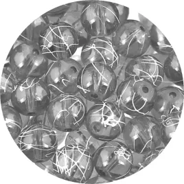 koraliki-szklane-nici-transparentne-8mm-kulki-szare-50szt