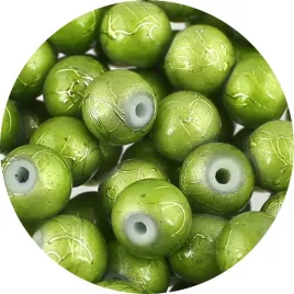 koraliki-szklane-metaliczne-lakierowane-nici-kulki-zielone-8mm-20szt