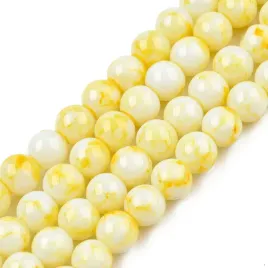 koraliki-szklane-marmurki-kulki-8mm-bialo-zolte-50szt-koraliki-rozaniec