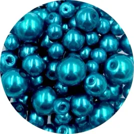 koraliki-perly-4-8mm-perelki-szklane-woskowane-mix-200szt-seledynowe
