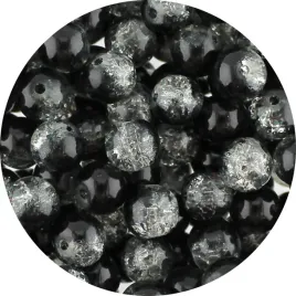 koraliki-szklane-crackle-dwubarwne-czarno-biale-8mm-50szt