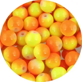 koraliki-szklane-powlekane-kulki-dwukolorowe-zolto-pomaranczowe-8mm-50szt