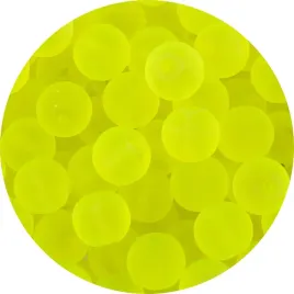 koraliki-szklane-mrozone-lodowe-matowe-kulki-zolte-neon-8mm-50szt