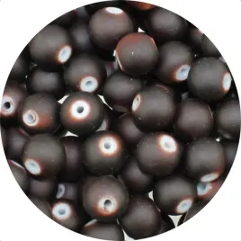 koraliki-szklane-gumowane-matowe-8mm-kluki-brazowe-ciemne-50szt