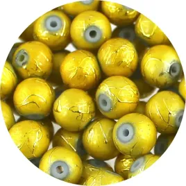 koraliki-szklane-metaliczne-lakierowane-nici-kulki-zolte-8mm-20szt