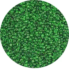 koraliki-drobne-seeds-2mm-szklane-30-gram-zielone-swieta-pb17