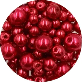 koraliki-perly-4-8mm-perelki-szklane-woskowane-mix-200szt-czerwone