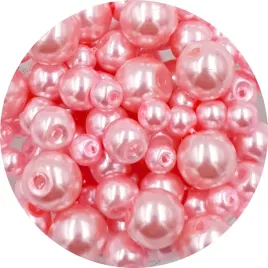koraliki-perly-4-8mm-perelki-szklane-woskowane-mix-200szt-rozowe