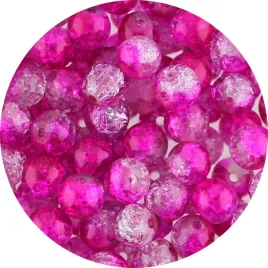 koraliki-szklane-crackle-dwubarwne-rozowo-biale-8mm-50szt