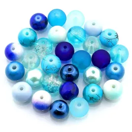 koraliki-szklane-8mm-mix-30szt-niebiesko-blekitne