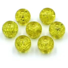 koraliki-szklane-crackle-8mm-zolte-20szt