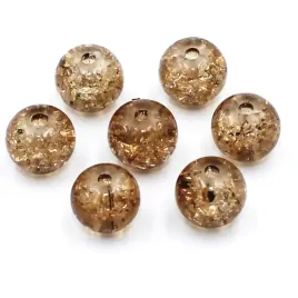 koraliki-szklane-crackle-8mm-brazowe-20szt