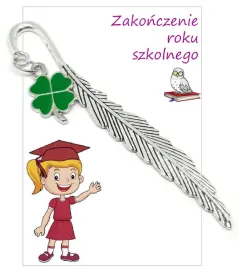 zakladka-do-ksiazki-prezent-uczennica-zakonczenie-roku-szkolnego-koniczyna