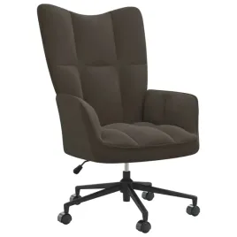 fotel-ciemnoszary-obity-aksamitem