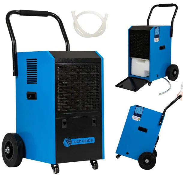 Osuszacz powietrza budowlany 55l 24h przemysłowy pochłaniacz wilgoci 750w