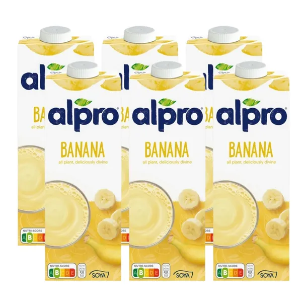 Alpro napój sojowy o samku bananowym 1l x 8 sztuk