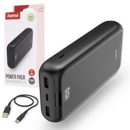 powerbank-hama-performance-20-20000-mah-1x-usb-c-2x-usb-a-wyswietlacz-led