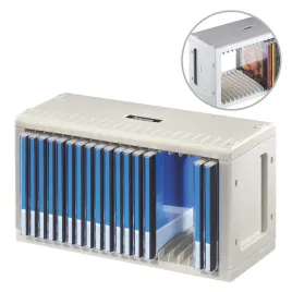 hama-polka-na-20-plyt-cd-szary-stojak-organizer