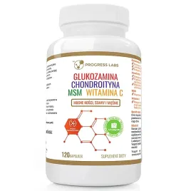 progress-lab-glukozamina-chondroityna-msm-witamina-c-120-kapsulek
