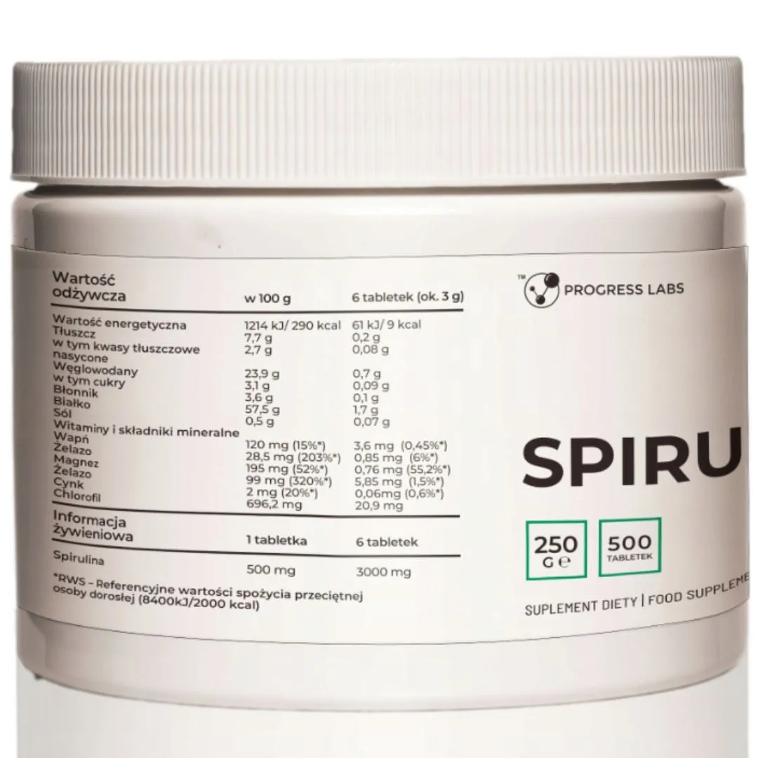 progress-labs-spirulina-500mg-500-tabletek-marka-progress-labs