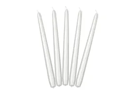 swieca-stozkowa-metaliczna-perlowa-24-cm-10-szt
