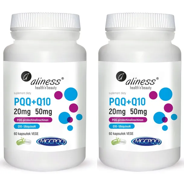 Aliness PQQ + KOENZYM Q10 MITOCHONDRIA 60 kaps.