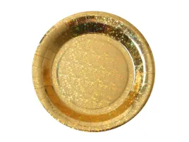 talerzyki-papierowe-zlote-holograficzne-225-cm-10-szt