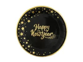 talerzyki-papierowe-na-sylwestra-nowy-rok-happy-new-year-czarne-18-cm-6
