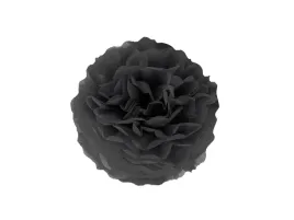 dekoracja-wiszaca-pompon-kwiat-czarna-25-cm-1-szt