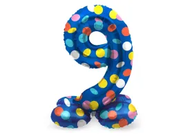 balon-foliowy-stojacy-cyfra-9-kropki-41-cm-1-szt