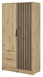 szafa-105-cm-artisan-z-szufladami-i-polkami-uchylna-do-sypialni-garderoby