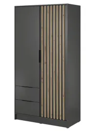 szafa-105-cm-grafit-z-szufladami-i-polkami-uchylna-do-sypialni-garderoby
