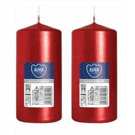 zestaw-2-swiec-stolowych-walec-klasyczna-swieczka-10cm-czerwony-metalik