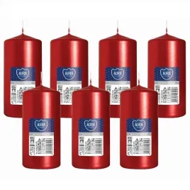 zestaw-7-swiec-stolowych-walec-klasyczna-swieczka-10cm-czerwony-metalik