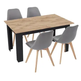 stol-kuchenny-120x80-dab-craft-czarny-4-krzesla-bari-szare