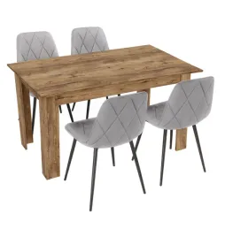 stol-kuchenny-120x80-dab-lefkas-4-krzesla-piado-szare