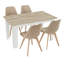 stol-kuchenny-120x80-dab-sonoma-bialy-4-krzesla-bari-bezowe