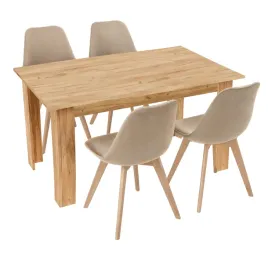 stol-kuchenny-120x80-dab-craft-zloty-4-krzesla-bari-bezowe
