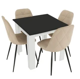 stol-kuchenny-np-do-kuchni-pokoju-80x80-czarny-bialy-z-krzeslami-piado-b