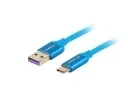 kabel-lanberg-usb-usb-typ-c-05-m-niebieski-stan-nowy