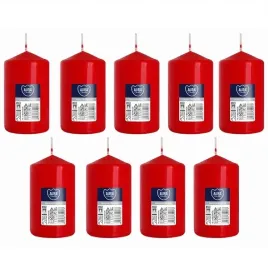 zestaw-9-swiec-stolowych-walec-klasyczna-swieczka-10cm-30h-czerwona