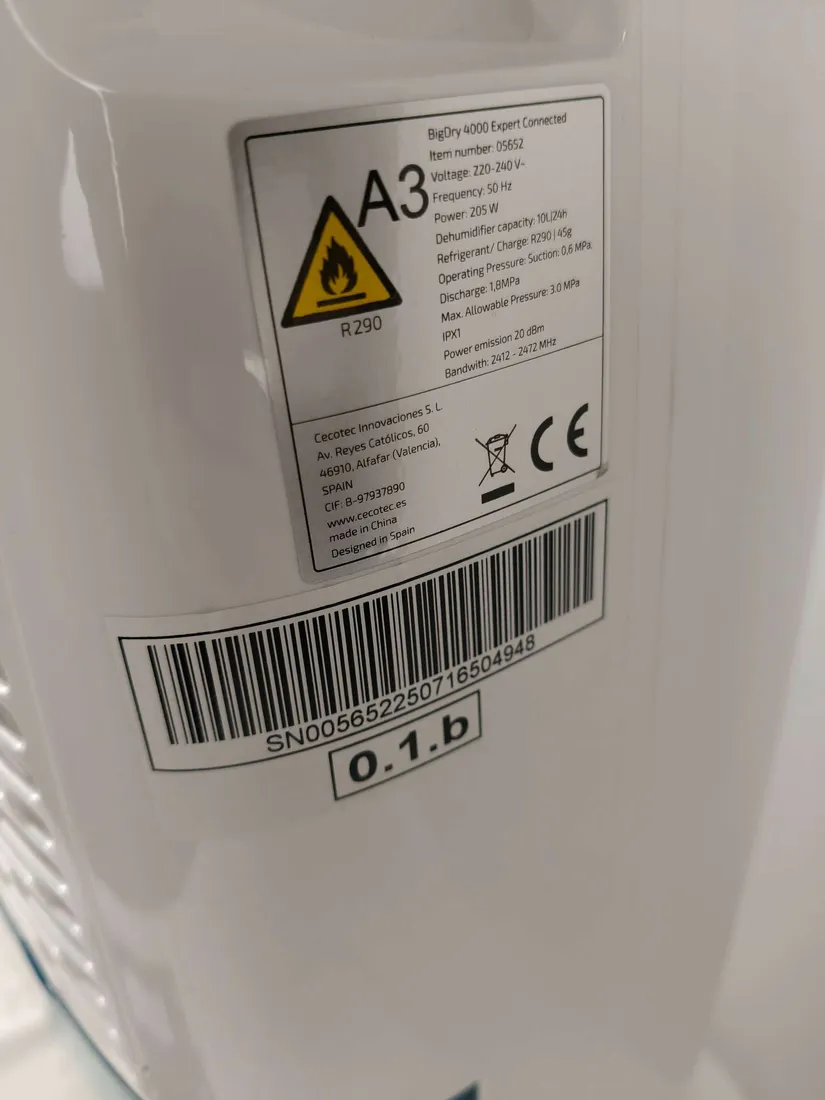 osuszacz-cecotec-bigdry-4000-expert-connected-stan-powystawowy