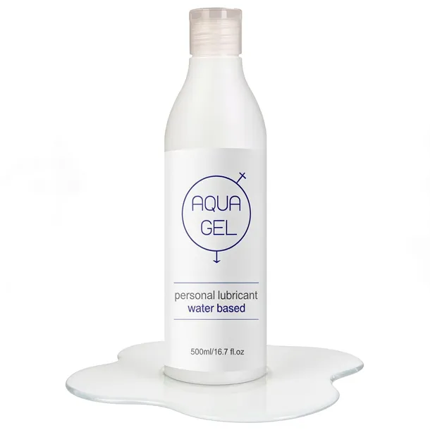 AQUA GEL WYDAJNY ŻEL POŚLIZGOWY DO SEKSU LUBRYKANT NAWILŻAJĄCY 500ml
