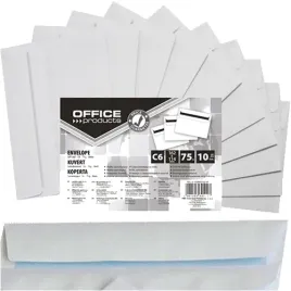 koperta-c6-samoklejaca-office-products-biala-hk-114x162-mm-10-sztuk