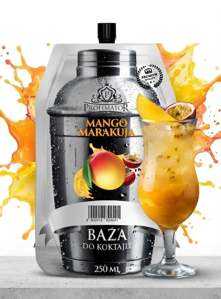 Koncentrat do nalewek mango-marakuja 250ml  profimator syrop barmanski